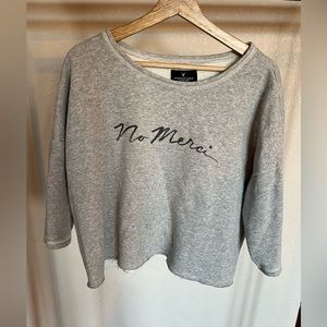 American Eagle Non Merci Sweatshirt Shirt